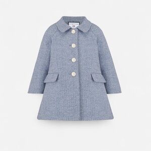 Britannical Blue Tweed Coat